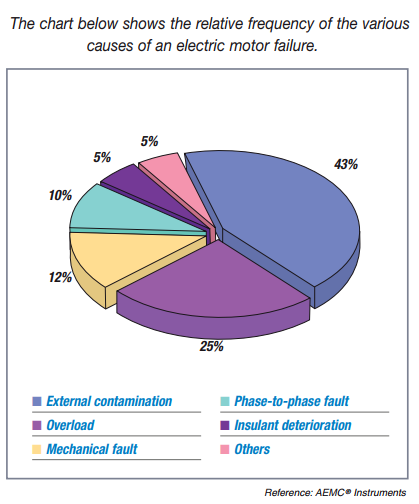 Causes of electric motor failure