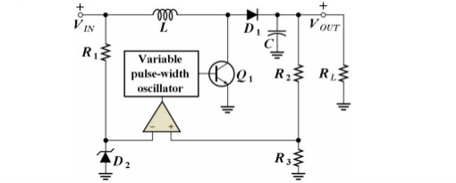 Switching Regulator Step-up configuration