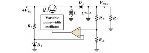 Switching Regulator Voltage-inverter configuration
