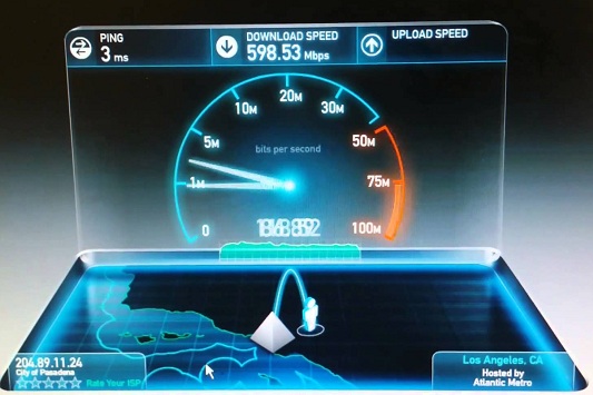 fiber optic internet speed comparison