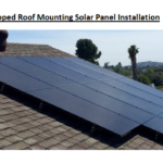Sloped roof mounting Solar Panel Installation