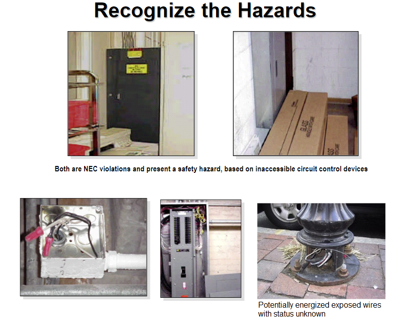 Recognizing the Electrical Hazards