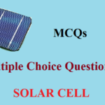 MCQ Solar cell